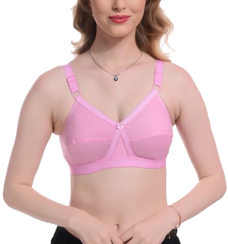 Image of Elina Women's 100% Cotton Regular Full Coverage T-Shirt Bra (Enora)