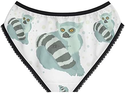 Lemur Panties, Lemur Underwear, Briefs, Cotton Briefs, Funny Underwear, Panties For Women