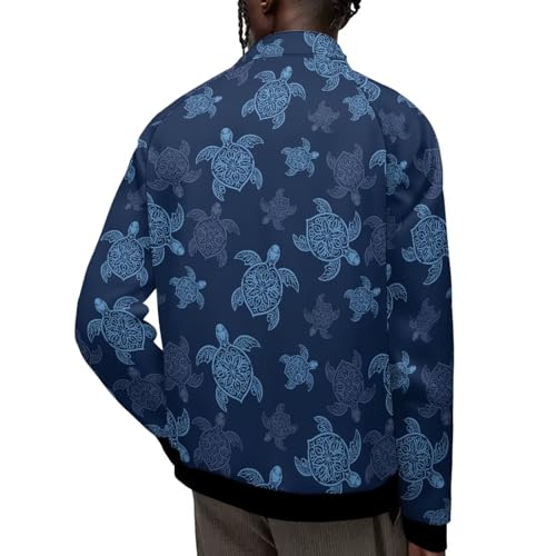 Image of Men's Lightweight Jackets Casual Full Zip Fleece Jacket Men Coats Fashion Long Sleeve Sweatshirt