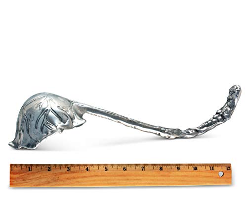 Arthur Court Designs Aluminum 12 inch Long Grape Pattern Punch/Soup Ladle