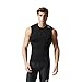 adidas Performance Men's Techfit Base Layer Sleeveless Tee, XX-Large, Black