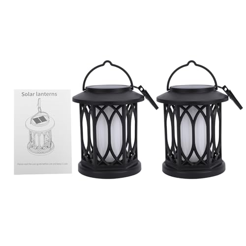 Lanterne solaire effet flamme IP65 avec panneau monocristallin
