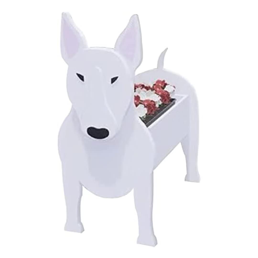 EIMOPE Dog Planter Pot, Animal Shaped Flower Planter Plant Pots, Cartoon Pet Dog Planter Flower Pot, Plant Pots Container Holder for Outdoor Indoor Garden Flower Cactus Air Plants — image 1