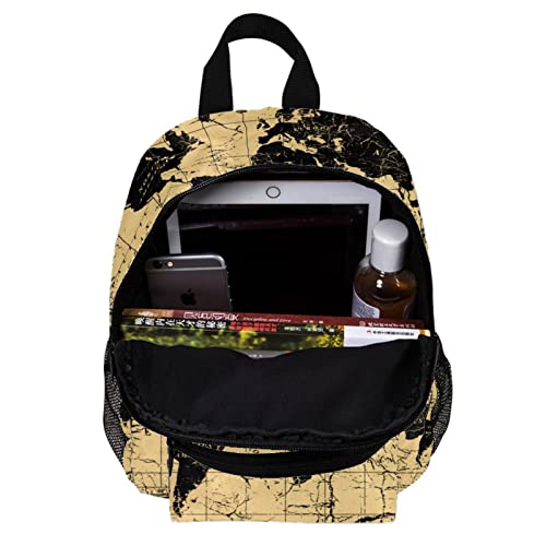 Sac à dos rétro motif carte du monde antique enfant multicolore de 30,5cm - 5