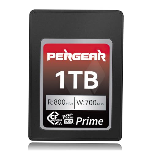 Pergear 1TB Scheda di memoria CFexpress tipo A, velocità di lettura fino a 800 MB/s e velocità di...