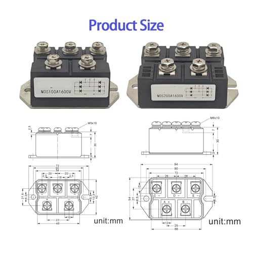 Module de pont redresseur triphasé 1600V MDS160A pour convertisseur - 5