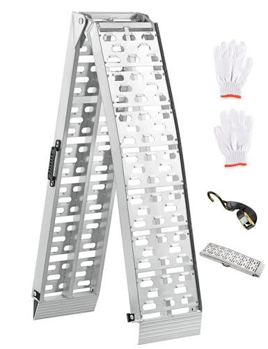 YYRHD-CZ Rampa de Motocross, rampa de Carga Resistente, 89.8' x 12', Capacidad de 750 LB, Plegable