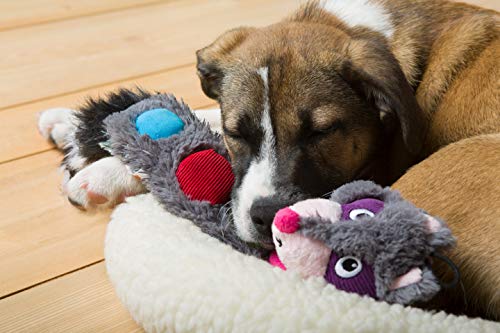 Hartz Squeakerz Stuffing-Free Plush Woodland Animal Dog Toy - Image 6