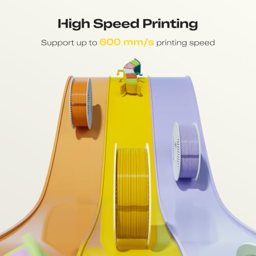 Image of Creality PLA Filament with Reusable Spool 1KG, 1.75mm PLA 3D Printing Filament 2.2lbs High Dimensional Accuracy, Easy Installation Detachable Spool, Fits for Most 3D Printers, Light Blue Green