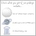 Just Artifacts 12inch Decorative Round Chinese Paper Lanterns 10pcs w/ 12pc LED Lights and Clear String (Color: White)