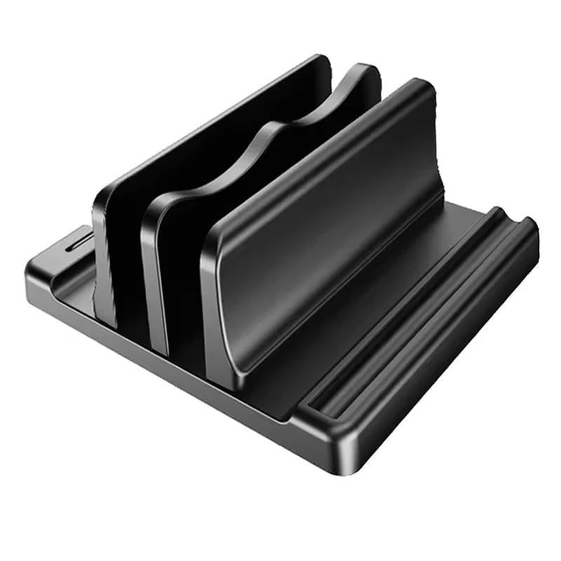 Image of Portable Foldable Mini Invisible Laptop Keyboard Riser, Self-Adhesive Cooling Pad,Laptop Desk Stand for MacBook Apple, Laptop, Lenovo, Dell, Hp, Acer& Other Laptops (2 Slot)