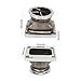 2.5in V Band Flange Adapter, Stainless Steel Turbo Flange, Universal Rustproof V Band to T4 Turbo Adapter with High Compatibility for Cars and Trucks, Durable Direct Replacement fo