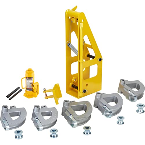 3rd Generation Hydraulic Tubing Bender for Round Tubing, Hydraulic Pipe Bender, 5 Die Set