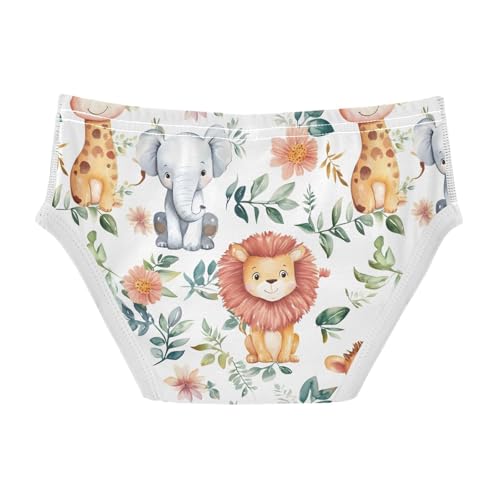 Cute Giraffe Lion Elephant Toddler Boy's Underwear 2T 202b90502