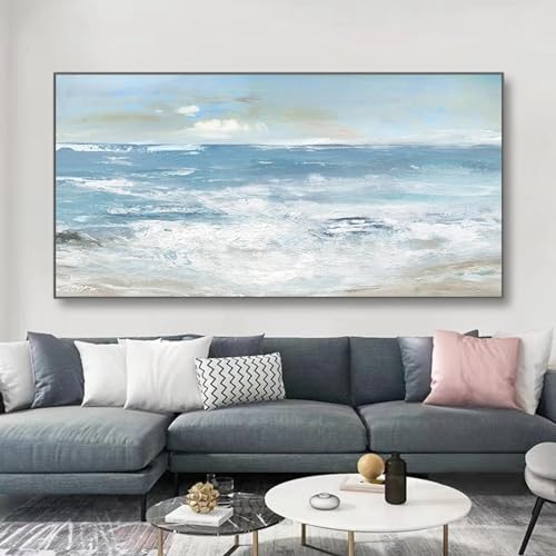 Art mural pour salon KEBIA affiche de surf et toile paysage de plage