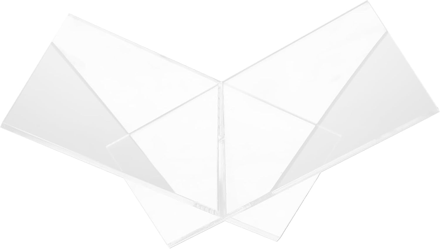 Acrylic Book Holder Stand X-Shaped Recipe Book Display for Kitchen Cookbook Stand with Modern Design Multi-Functional and Practical Reading Support