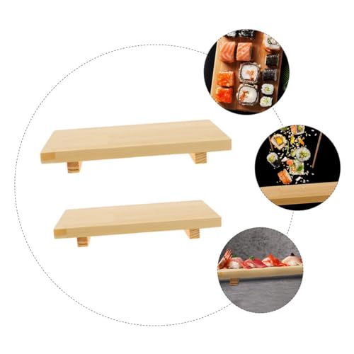 Juego 2 platos sushi estilo japonés 24x15cm y 27x18cm miniatura 3
