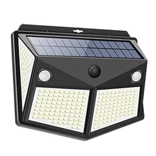 Réverbère solaire 260LED projecteur mural avec capteur de mouvement pour cour