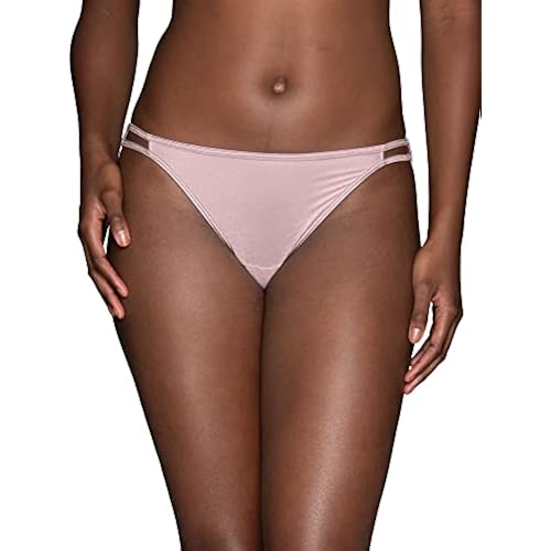 Vanity Fair Women's Illumination String Bikini Panties, Silky Stretch & Satin Trim