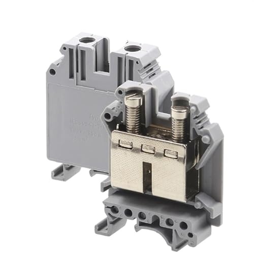 Bloques de terminales eléctricos UK-35N de tornillo para cable en carril DIN, bajo perfil