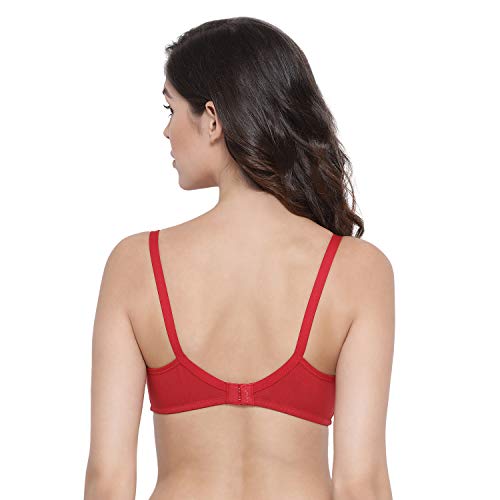 Image of Lyra Women's Moulded Encircled Bra(513) Pack of 2 White & Black,30B