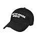 Caps, Toraway Unisex Embroidery Adjustable Baseball Cap Flat Hat (Black)