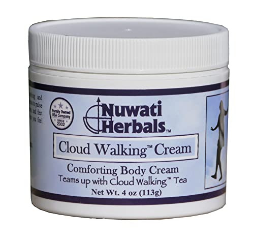 Nuwati Herbals Cloud Walking – Comforting Body Cream With Lavender, St John’s Wort, Chamomile, 4 Ounces #TOP5