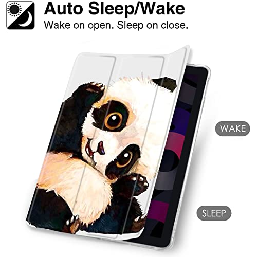 MAYCARI Cute Panda 9th Generation ipad Shockproof Protective Case Cover for Girls(10.2 inch,2021/2020/2019 Model - Image 3