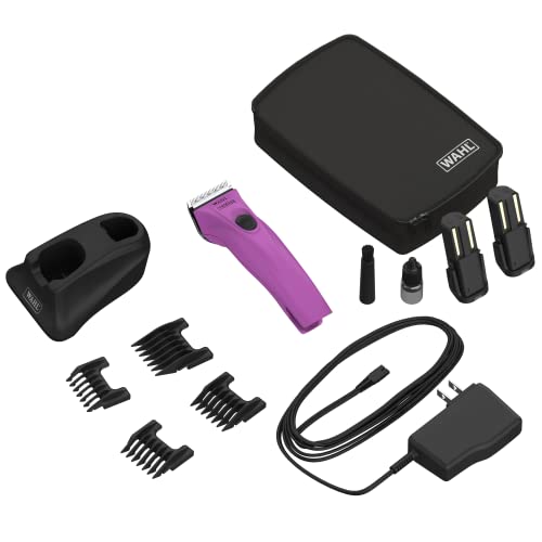 WAHL Professional Animal Creativa Cordless Dog, Cat, Pet, and Horse Clipper with 5-in-1 Adjustable Blade, Berry (#41876… - Image 2