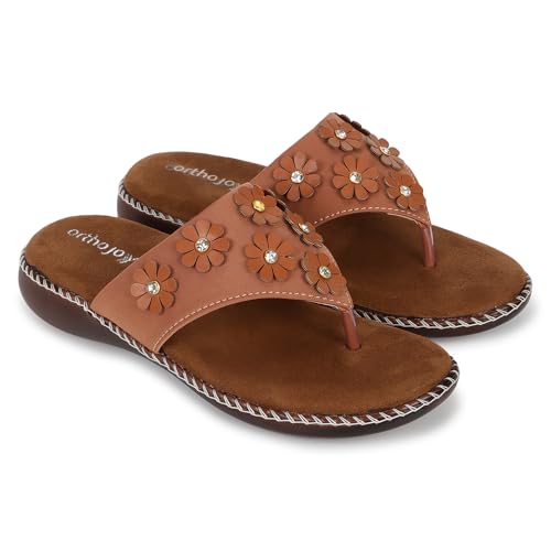 Image of ORTHO JOY doctor Fancy Footwear for women || Orthopedic Women's Fancy Slipper /Sandal For Women