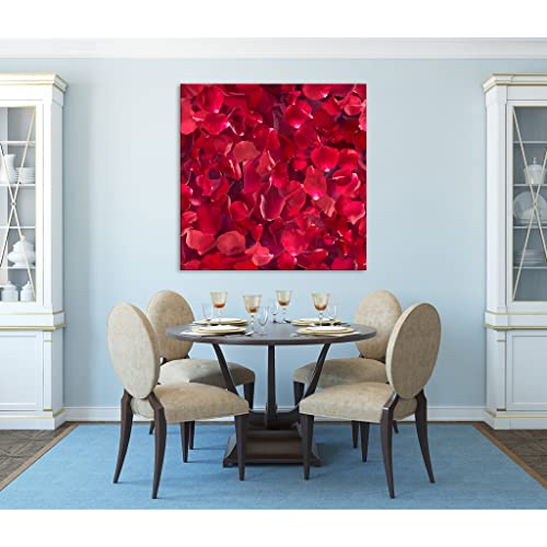 Toile canvas fleurs DCF006-1 lumineuse dans le noir 80x80 cm - 3