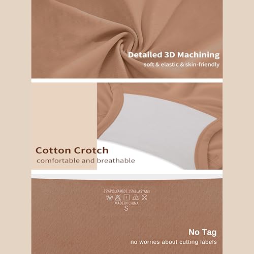 Image of R RUXIA Women's Boyshorts Underwear Seamless Boy Shorts Panties Soft Stretch Boxer Briefs 5 Packs(Regular & Plus Size)