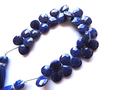 Perles Lapis Lazuli Heart Faceted pour fabriquer un collier artisanal bohème