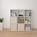 RealRooms Tally 9 Cube Bookcase, White