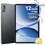 【Android 15 タブレット 12インチ 2K IPS大画面】 Blackview MEGA2 アンドロイド15タブレット 12インチ、2000*1200解像度、36GB+256GB+2TB拡張、9000mAh+PD 18W急速充電、8コアCPU T615タブレット Widevine L1対応、SIM 4G 通話+GPS+AIカメラ、アンドロイド タブレット タッチペン付き