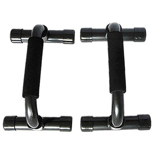 Push Up Handle Set, demping Foam Grip en antislip Rubber Base Family Fitness apparatuur, zwarte Push Ups oefening borst… - Image 3