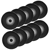 MAGICLULU 10 Stück Teiliges Gummi Andruckrolle Kassettendeck Verschleißfest Hochbelastbar Langlebig Ersatz für Audio Videorekorder Wartung Pulley Lagerrolle