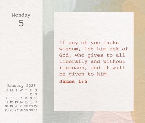2026 Bible Verses Day-at-a-Time Box Calendar - image 6