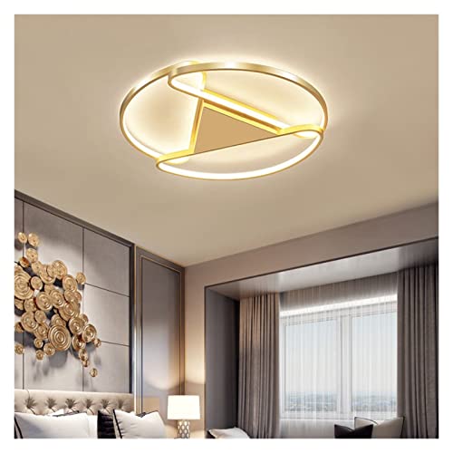 Plafondnier industriel gold LED intensité réglable luxe - 7