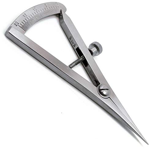 3× Dental Castroviejo Caliper 0 to 20 mm Straight 3.25