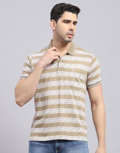 Image of Monte Carlo Mens Striped T-Shirt