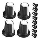 DRESSOOS 20 Piezas Mando Potenciómetro Universal Para Dj Tapa Del Potenciómetro De Bajo Universal Control Remoto De Graves De Volumen De La Radio El Plastico
