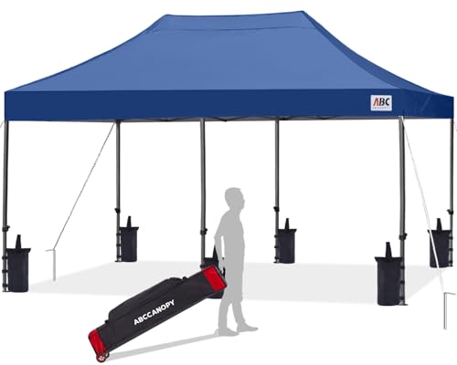 Image of ABCCANOPY Patio Pop Up Canopy Tent 8x16 Commercial-Series (Navy Blue)
