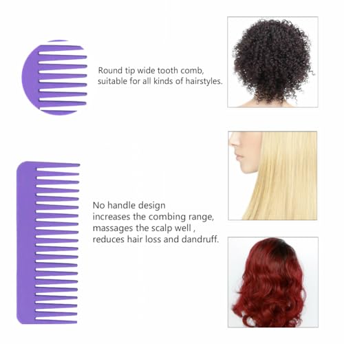 Peine de dientes anchos para cabello rizado y largo miniatura 4