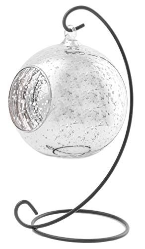 Mercury - Soporte para Velas de té (12 cm), Color Plateado Cover
