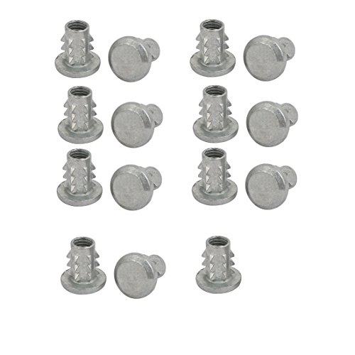 Aexit 191482675 M5X10Mm Zinc Home Hardware Alloy T Shaped Rivet Insert Docking Connecting Nut Silver Tone 15Pcs Model:45As48Qo594 cover