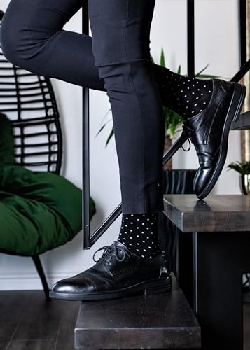 NUDUS Men’s Cotton Dress Socks - 5 Pair Gift Box - Soft, Thin and Breathable3