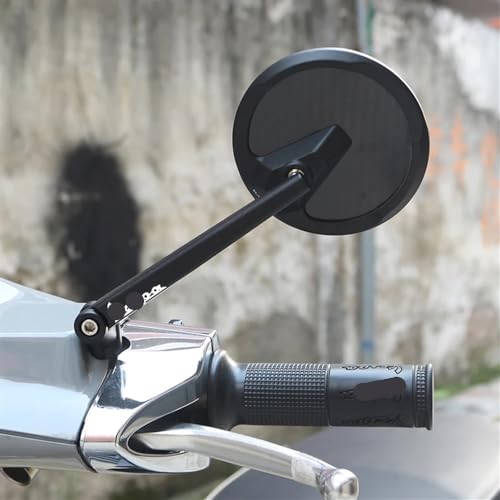 Espejos retrovisores para Vespa Sprint y Primavera 150 par de retrovisores negros de recambio moto 4
