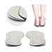 ZHAOSHUXIAN 2 Pares de Plantillas ortopédicas de Cuero, cuñas Laterales para talón, Inserciones para Zapatos, Cojines para Zapatos de talón para pronación, supinación, piernas arqueadas O/X