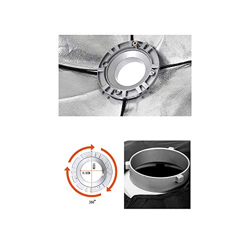 Godox 27 X 39 Inch Strip Box Rectangular Softbox, Bowens Mount With Honeycomb Grid Softbox, Compatible Studio Flash Strobe Lighting Godox S-Type Sk400Ii Qt600Iii Dp800Iii Sk400Ii (Fw 70X100(1Pcs) #TOP4